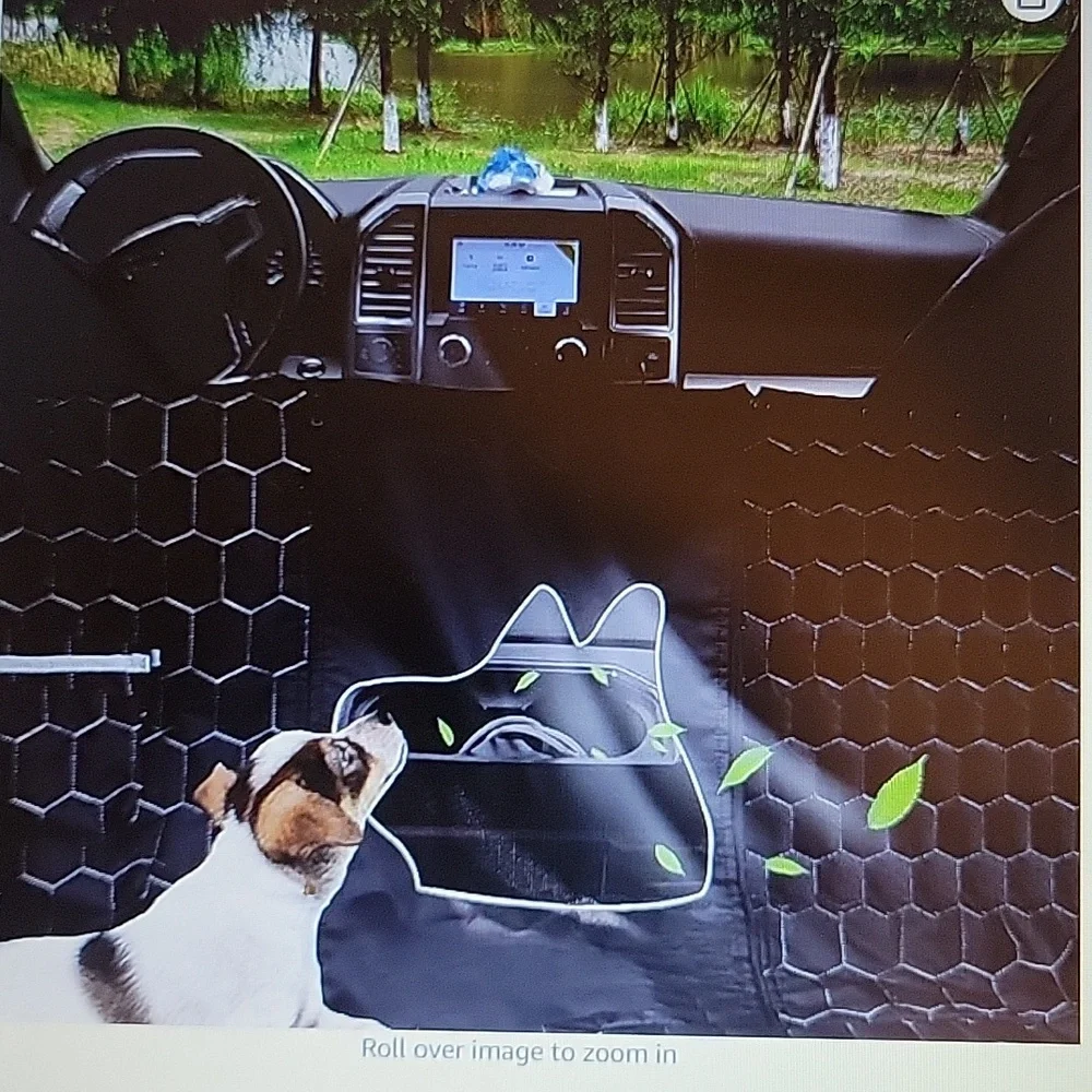 Meginc dog back car seat cover waterproof heavy duty non slip Black New …